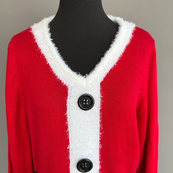 Vintage Tiara International Christmas sweater - Santa suit - Santa Claus -size M - Picture 2 of 10